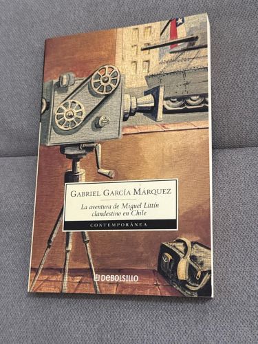 Portada del libro de La aventura de Miguel Littín clandestino en Chile