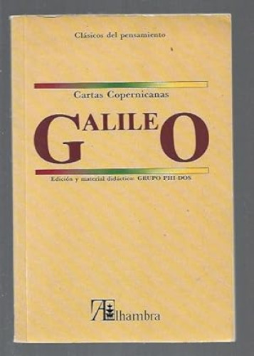 Portada del libro de Galileo - Cartas Copernicanas