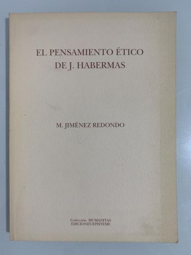 Portada del libro de EL PENSAMIENTO ÉTICO DE J. HABERMAS