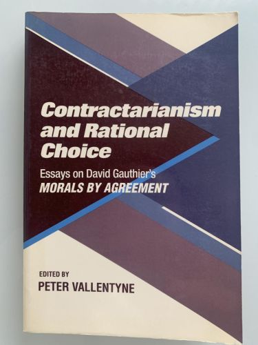 Portada del libro de CONTRACTARIANISM AND RATIONAL CHOICE