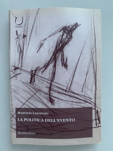 Portada del libro de LA POLÍTICA DELL'EVENTO