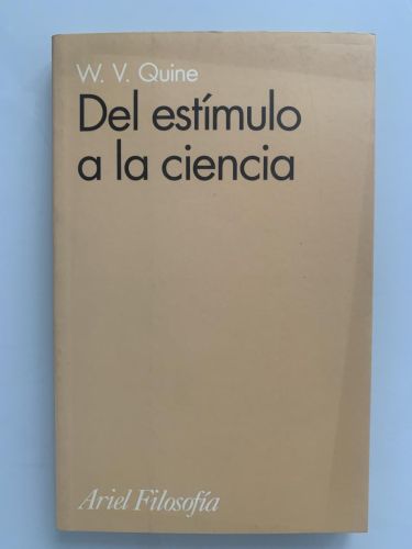 Portada del libro de DEL ESTÍMULO A LA CIENCIA
