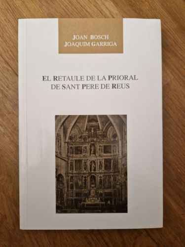 Portada del libro de El retaule de la prioral de Sant Pere de Reus