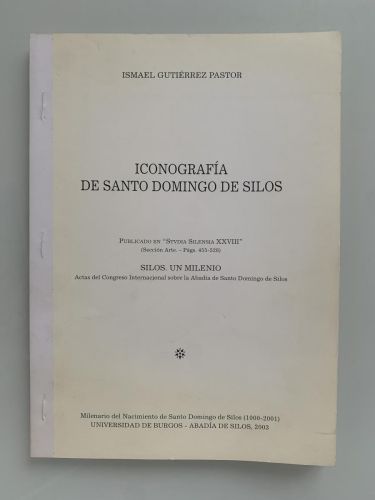 Portada del libro de ICONOGRAFÍA DE SANTO DOMINGO DE SILOS