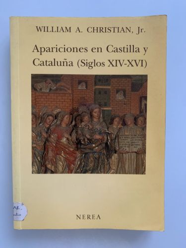 Portada del libro de APARICIONES EN CASTILLA Y CATALUÑA (Siglos XIV-XVI)