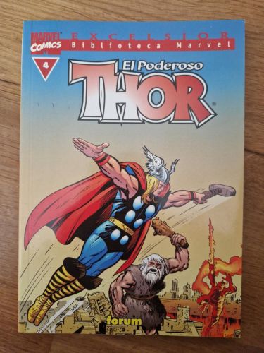 Portada del libro de Biblioteca Marvel. Thor 4