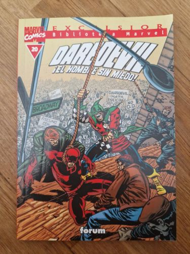 Portada del libro de Biblioteca Marvel. Daredevil 20