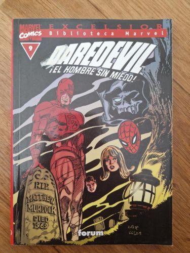 Portada del libro de Biblioteca Marvel. Daredevil 9