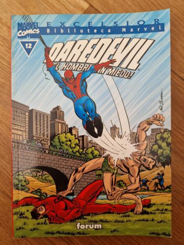Portada del libro de Biblioteca Marvel. Daredevil 12