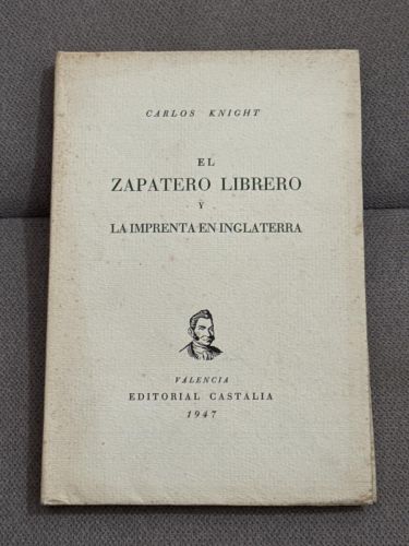 Portada del libro de El zapatero librero y la imprenta en Inglaterra