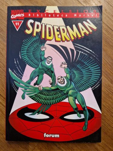 Portada del libro de Biblioteca Marvel. Spiderman 11