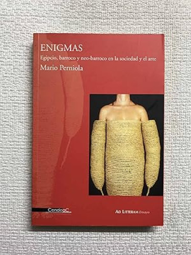 Portada del libro de ENIGMAS. Egipcio, barroco y neo-barroco en la sociedad y el arte