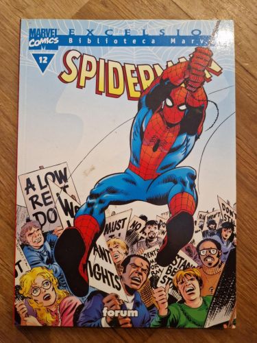 Portada del libro de Biblioteca Marvel. Spiderman 12