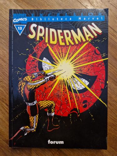 Portada del libro de Biblioteca Marvel. Spiderman 13