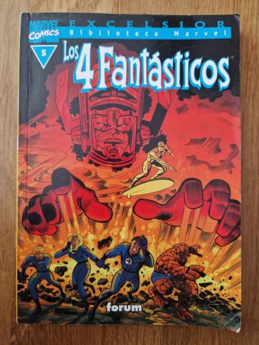 Portada del libro de Biblioteca Marvel. Los 4 fantásticos 05