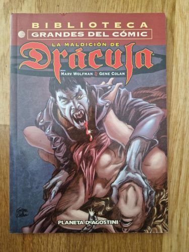Portada del libro de Biblioteca Grandes del Cómic. La maldición de Drácula