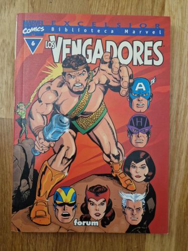 Portada del libro de Biblioteca Marvel. Los Vengadores 06
