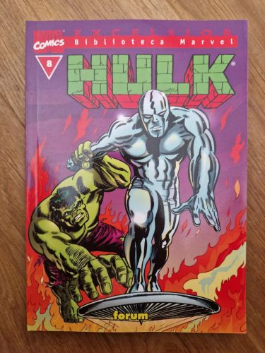 Portada del libro de Biblioteca Marvel. Hulk 08