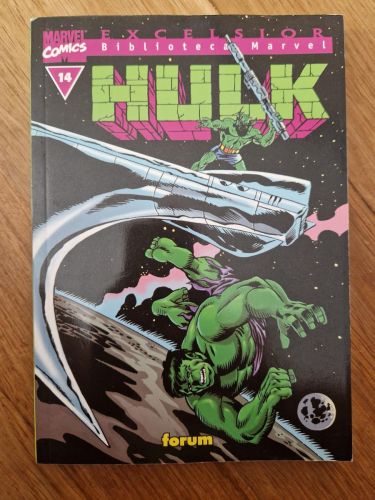 Portada del libro de Biblioteca Marvel. Hulk 14