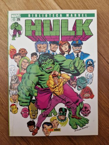 Portada del libro de Biblioteca Marvel. Hulk 25