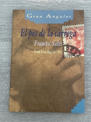Portada del libro de El pes de la càrrega