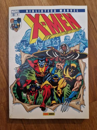 Portada del libro de Biblioteca Marvel. X-Men 01
