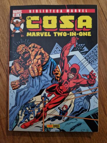 Portada del libro de Biblioteca Marvel. La Cosa 01. Marvel two-in-one (4)