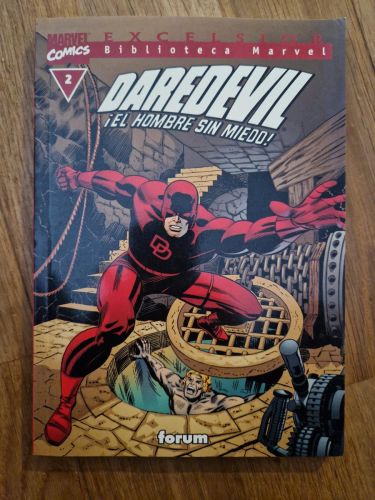 Portada del libro de Biblioteca Marvel. Daredevil 02