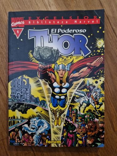 Portada del libro de Biblioteca Marvel. Thor 01