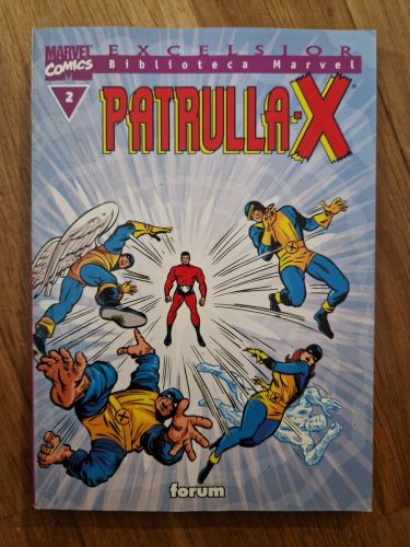 Portada del libro de Biblioteca Marvel. Patrulla X 02