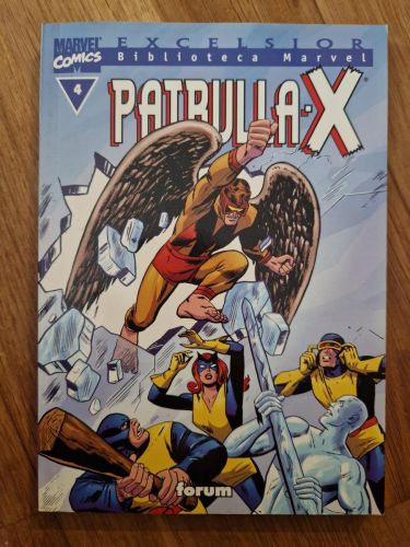 Portada del libro de Biblioteca Marvel. Patrulla X 04