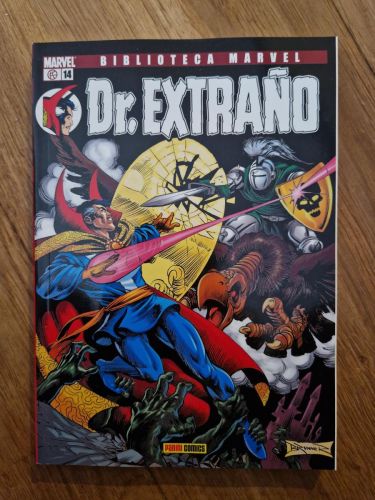 Portada del libro de Biblioteca Marvel. Dr. Extraño 14