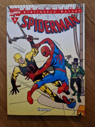 Portada del libro de Biblioteca Marvel. Spiderman 03