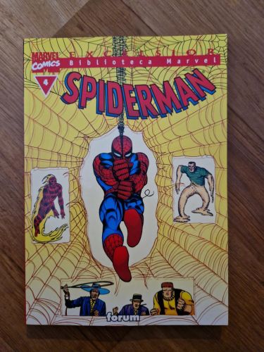 Portada del libro de Biblioteca Marvel. Spiderman 04
