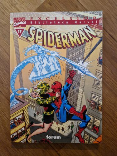 Portada del libro de Biblioteca Marvel. Spiderman 17
