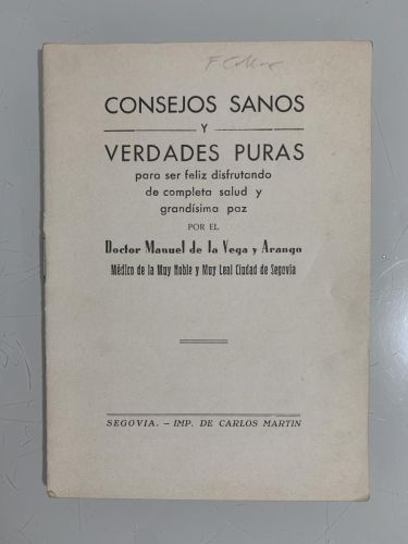 Portada del libro de CONSEJOS SANOS Y VERDADES PURAS para ser feliz disfrutando de completa salud y grandísima paz