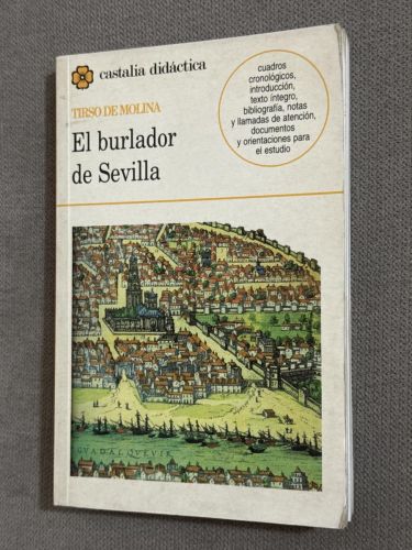 Portada del libro de El burlador de Sevilla