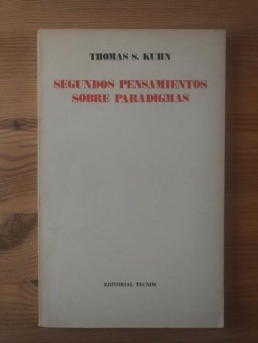 Portada del libro de SEGUNDOS PENSAMIENTOS SOBRE PARADIGMAS