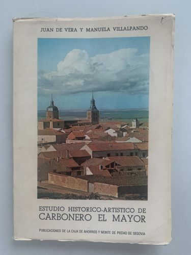 Portada del libro de ESTUDIO HISTÓRICO-ARTÍSTICO DE CARBONERO EL MAYOR