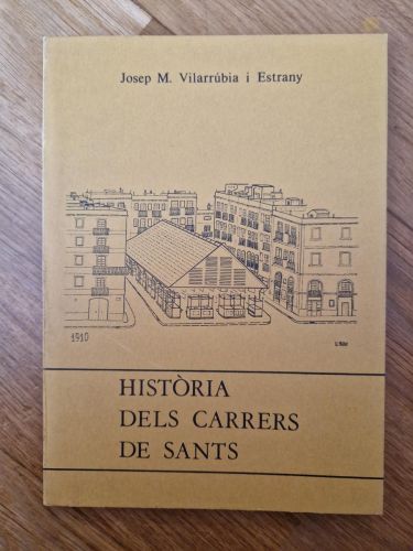 Portada del libro de Història dels carrers de Sants