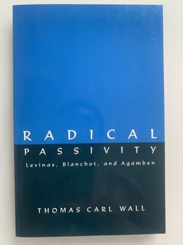 Portada del libro de RADICAL PASSIVITY: Levinas, Blanchot, and Agamben