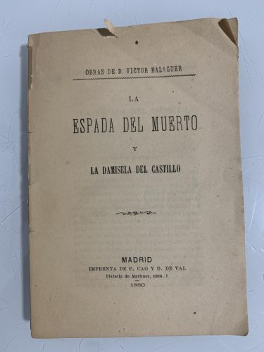Portada del libro de LA ESPADA DEL MUERTO Y LA DAMISELA DEL CASTILLO