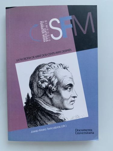 Portada del libro de LA FILOSOFÍA DE KANT DOS-CENTS ANYS DESPRÉS