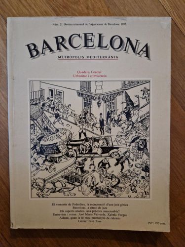 Portada del libro de Barcelona, metròpolis meditarrània. Quadern Central: Urbanitat i convivència (Núm. 21)