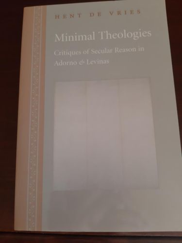 Portada del libro de Minimal Theologies: Critiques of Secular Reason in Adorno and Levinas