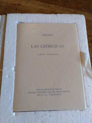 Portada del libro de LAS GEÓRGICAS. Libro primero