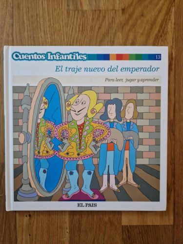 Portada del libro de Cuentos infantiles: El traje nuevo del emperador