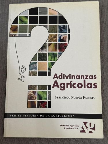 Portada del libro de Adivinanzas agrícolas