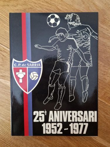 Portada del libro de 25è Aniversari 1952-1977 C.P. Sarrià