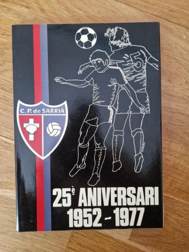 Portada del libro de 25è Aniversari 1952-1977 C.P. Sarrià